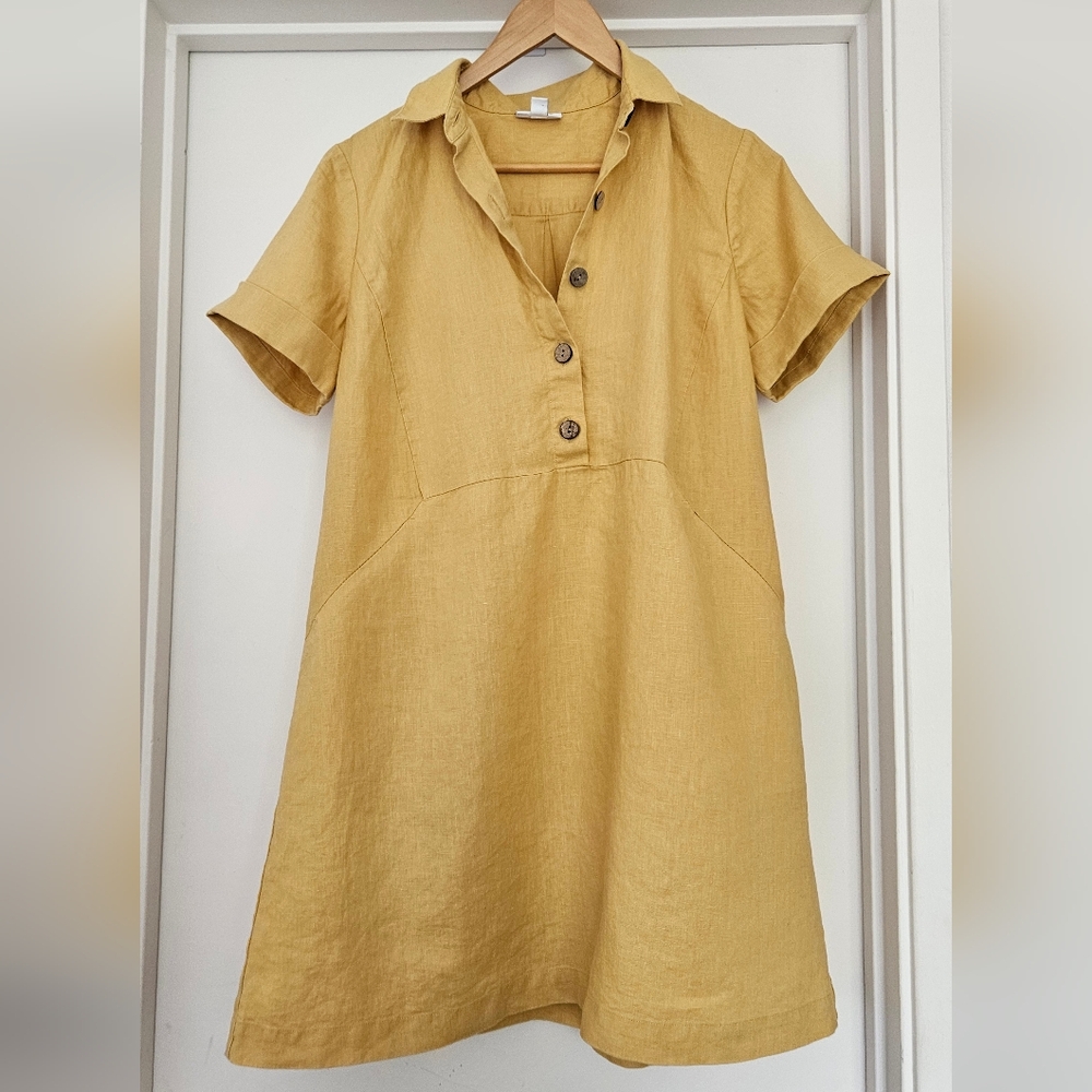 J. Jill LOVE LINEN SHIRT DRESS